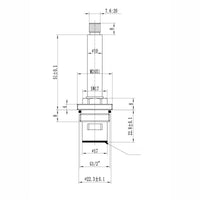 Buy Brass 1/2" single valve - wall mounted basin mixer tap Camberley, Zara - COLD Online UK | HOUSE OF ENKI