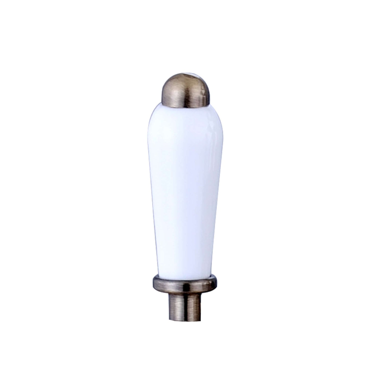 Buy Single lever with white ceramic for Downton basin or bath tap - antique brass online UK