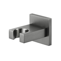 Rectangle wall bracket for shower heads solid brass - gunmetal grey