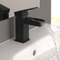 Buy Plaza basin mixer tap + slotted waste - matt black Online UK | HOUSE OF ENKI