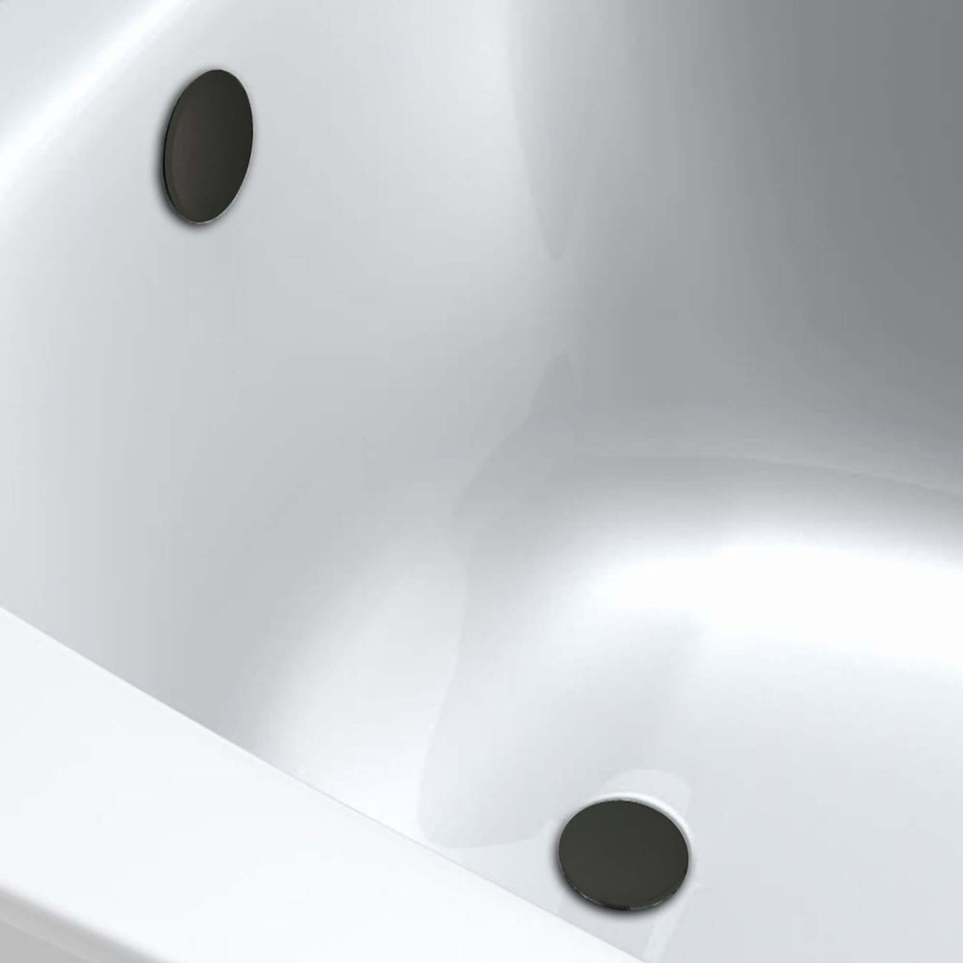 Buy Plaza bundle incl. bath shower mixer tap with dual riser rail, basin mixer, bath and basin wastes - matt black Online UK | HOUSE OF ENKI