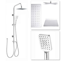 Buy Stella bundle incl. bath shower mixer tap with dual riser rail, basin mixer, bath and basin wastes - chrome Online UK | HOUSE OF ENKI