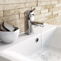 Buy Stella bundle incl. bath shower mixer tap with dual riser rail, basin mixer, bath and basin wastes - chrome Online UK | HOUSE OF ENKI