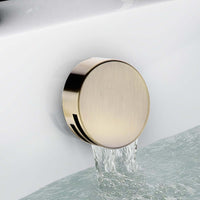 Buy Traditional overflow bath filler with 3/4" deck bath side valves (pair) - antique brass Online UK | HOUSE OF ENKI