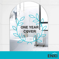 Horizon frameless mirror polished edge 400 x 600mm - arched