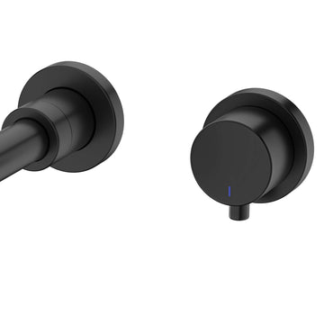 Buy Zara contemporary wall mounted basin mixer tap (3TH) - matt black Online UK | HOUSE OF ENKI