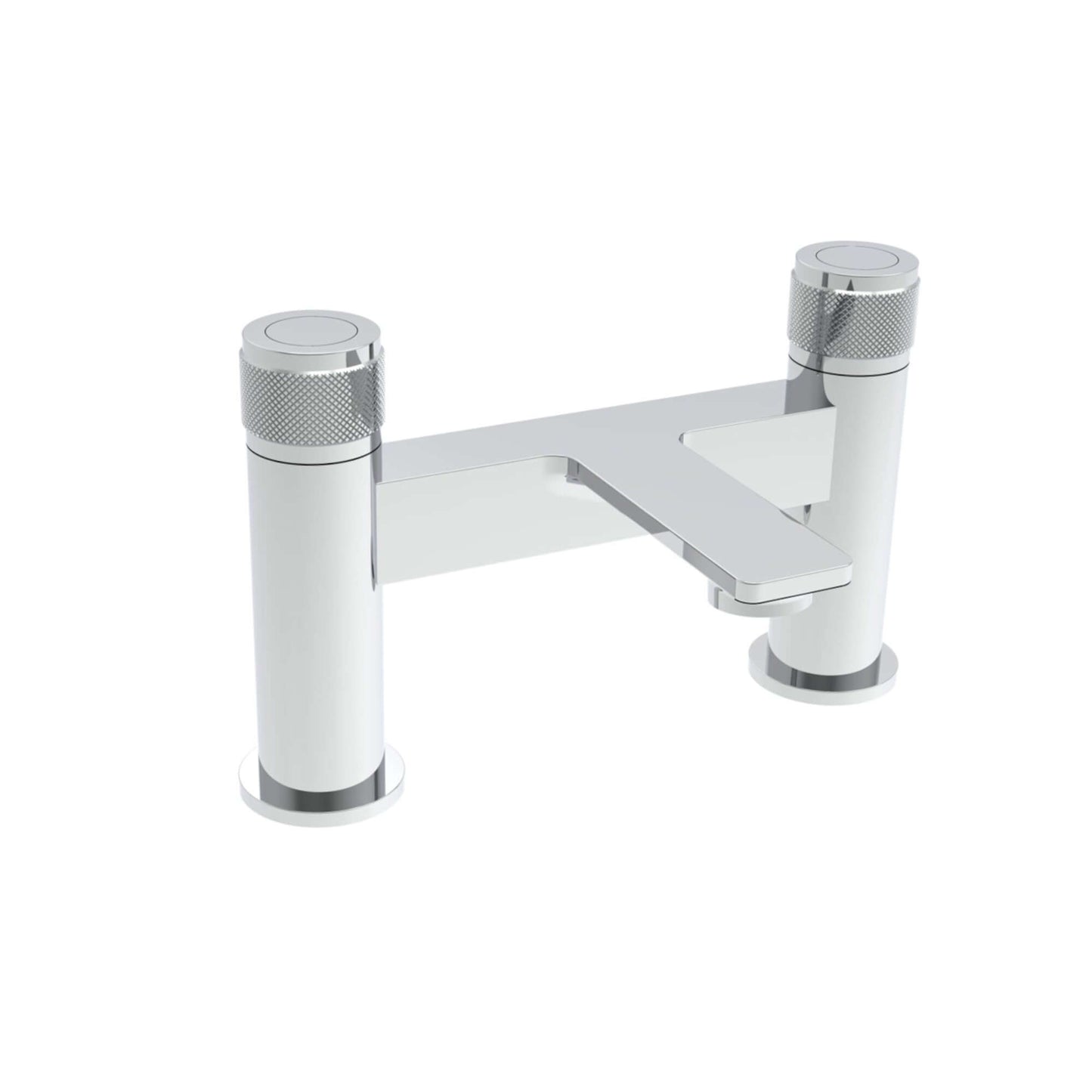 Buy Hoxton bath filler with knurling push button - chrome online UK