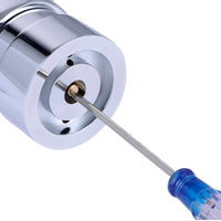 Vision non concussive time adjustable shower kit exposed - chrome