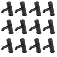 Vision mono non concussive time adjustable basin mixer tap modern - black - 12 pack