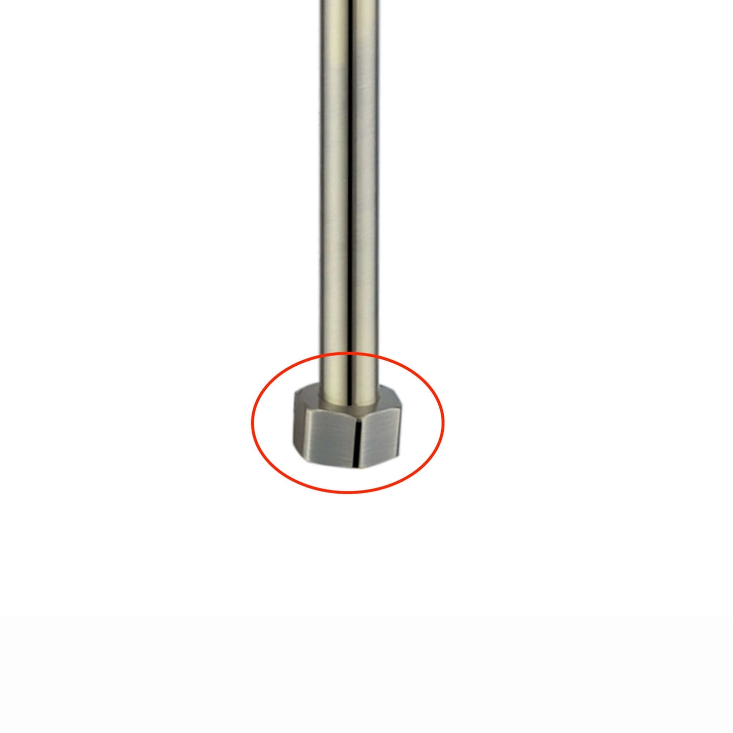 Buy Riser rail 3/4" nut with olive for G10 - antique brass online UK