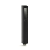 Square pencil design hand shower modern - black