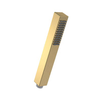Square pencil design hand shower modern - brushed brass