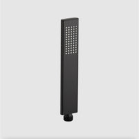 Luxury brass rectangular handset - matt black