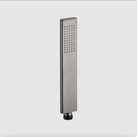 Luxury brass rectangular handset - gunmetal grey