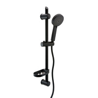 Buy Adjustable Shower Slider Riser Rail Kit With 3 Setting Shower Head, Hose and Soap Holder - Black Online UK | HOUSE OF ENKI