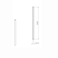 Buy Vision shower rigid riser rail - chrome Online UK | HOUSE OF ENKI