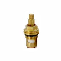 Ceramic disc brass valve 1/2", quarter turn - Dorchester, Alpha - HOT