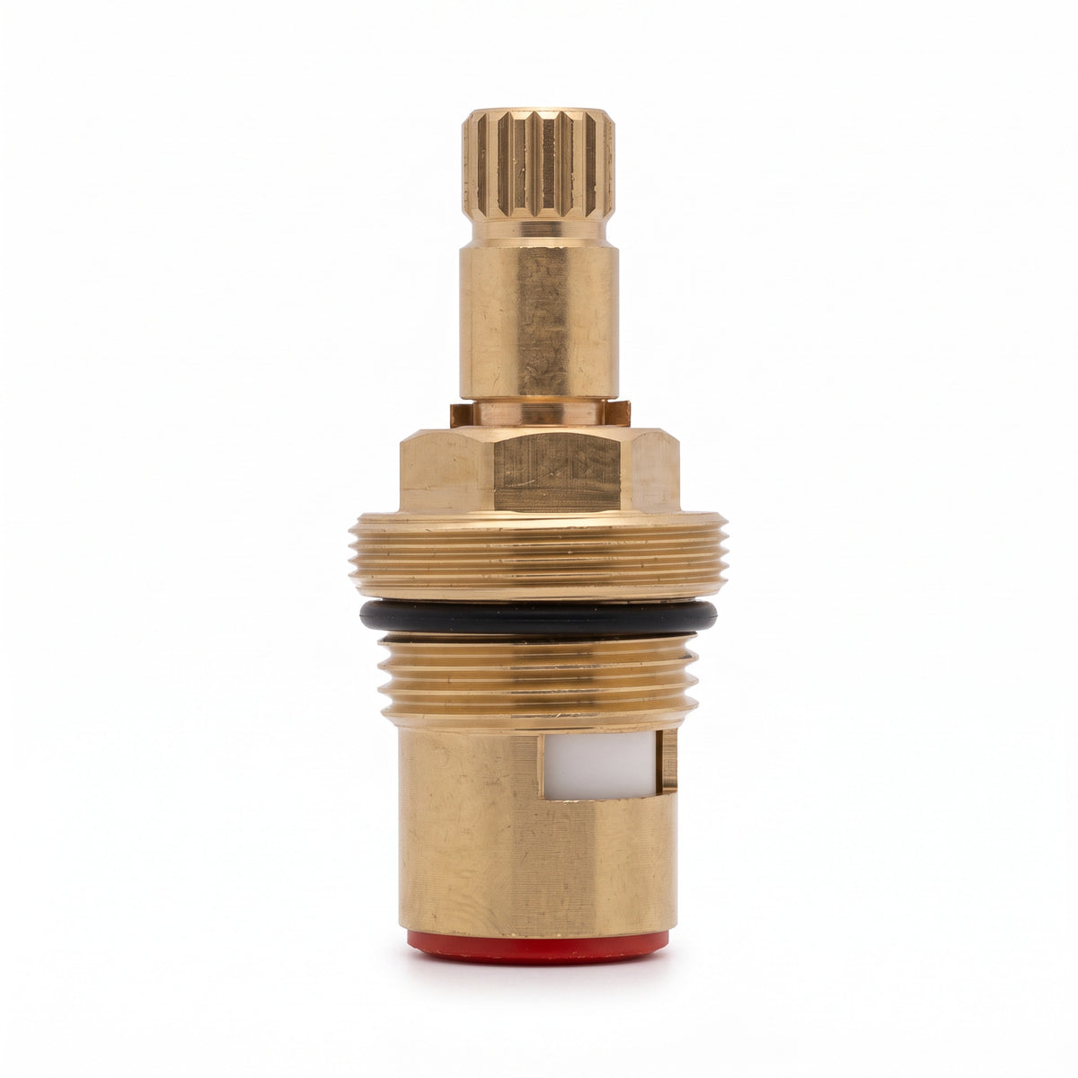 Ceramic disc brass valve 1/2", quarter turn - Alpha - HOT