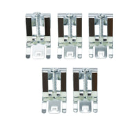 Zero 210mm x 450mm 0.5 bowl undermount or topmount kitchen sink with overflow - brushed stainless steel