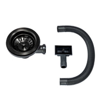 Buy Axia 500mm x 430mm 1.0 bowl undermount or topmount kitchen sink with overflow - gunmetal grey stainless steel Online UK | HOUSE OF ENKI