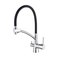 Buy Geneva contemporary pull out 3 way kitchen sink filter mixer tap - chrome Online UK | HOUSE OF ENKI