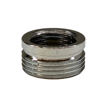 Shower adaptor 1/2" female to 3/4" male - chrome