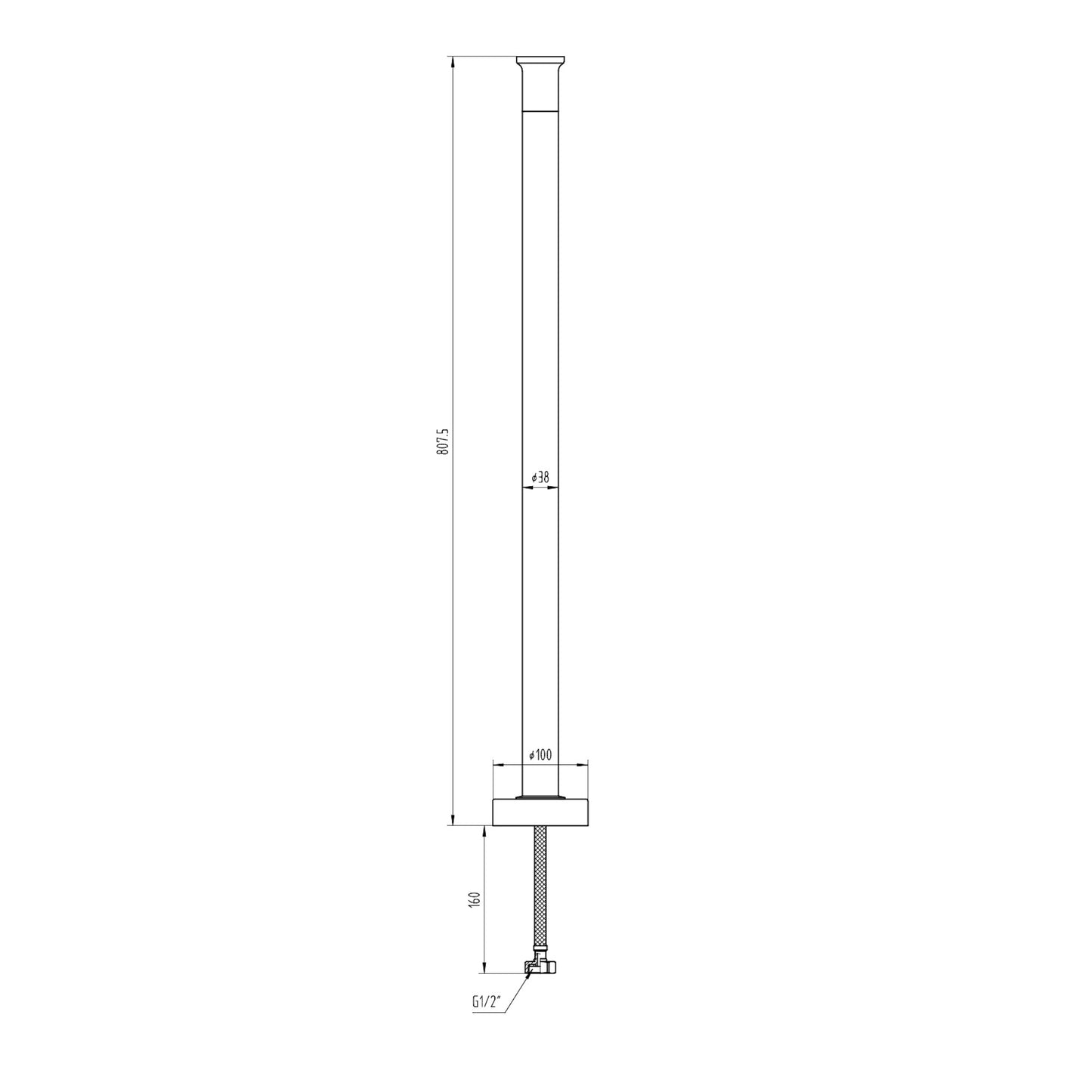 Buy Bath mixer tap standpipes - antique brass Online UK | HOUSE OF ENKI