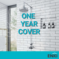Buy Chrome Traditional shower head apron rose brass 200mm Online UK | HOUSE OF ENKI
