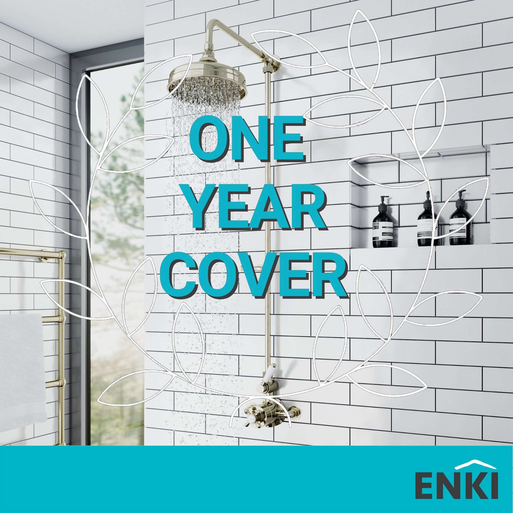 Buy Traditional shower head apron rose brass 200mm - gold Online UK | HOUSE OF ENKI
