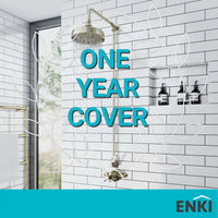 Buy Traditional shower head apron rose brass 200mm - gold Online UK | HOUSE OF ENKI