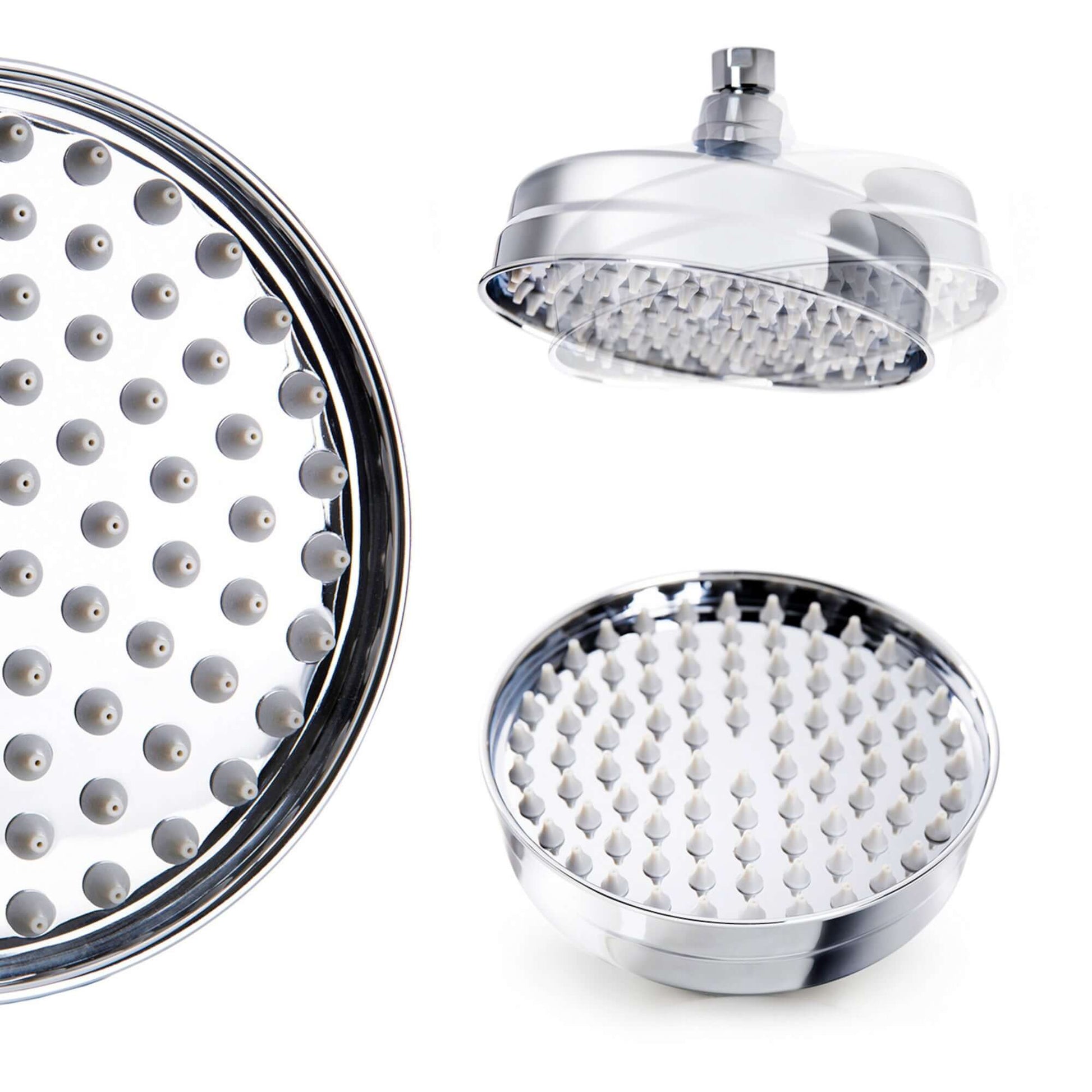 Buy Chrome Traditional shower head apron rose brass 150mm Online UK | HOUSE OF ENKI