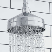 Buy Chrome Traditional shower head apron rose brass 150mm Online UK | HOUSE OF ENKI