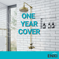 Buy Traditional shower head apron rose brass 300mm - antique brass Online UK | HOUSE OF ENKI