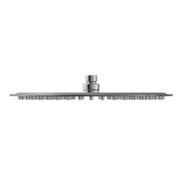 Round ultra slim shower head stainless steel 300mm - gunmetal grey