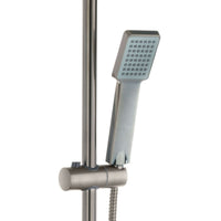 Buy Square dual shower riser rail kit for concealed installation - gunmetal grey Online UK | HOUSE OF ENKI