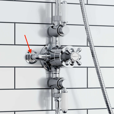 Buy 1/2" nut with olive for Downton inlets - chrome Online UK | HOUSE OF ENKI