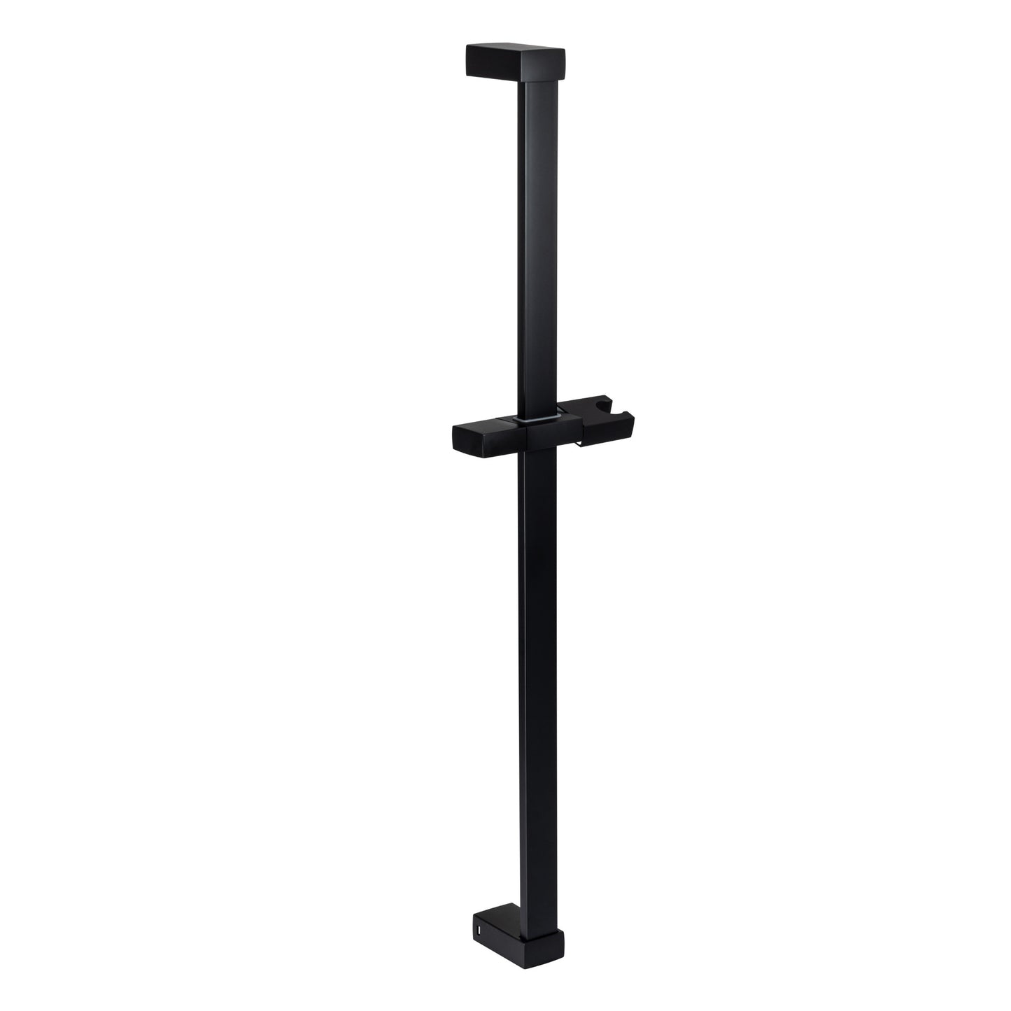 Buy Square contemporary shower slider rail bar with hand shower holder - black Online UK | HOUSE OF ENKI