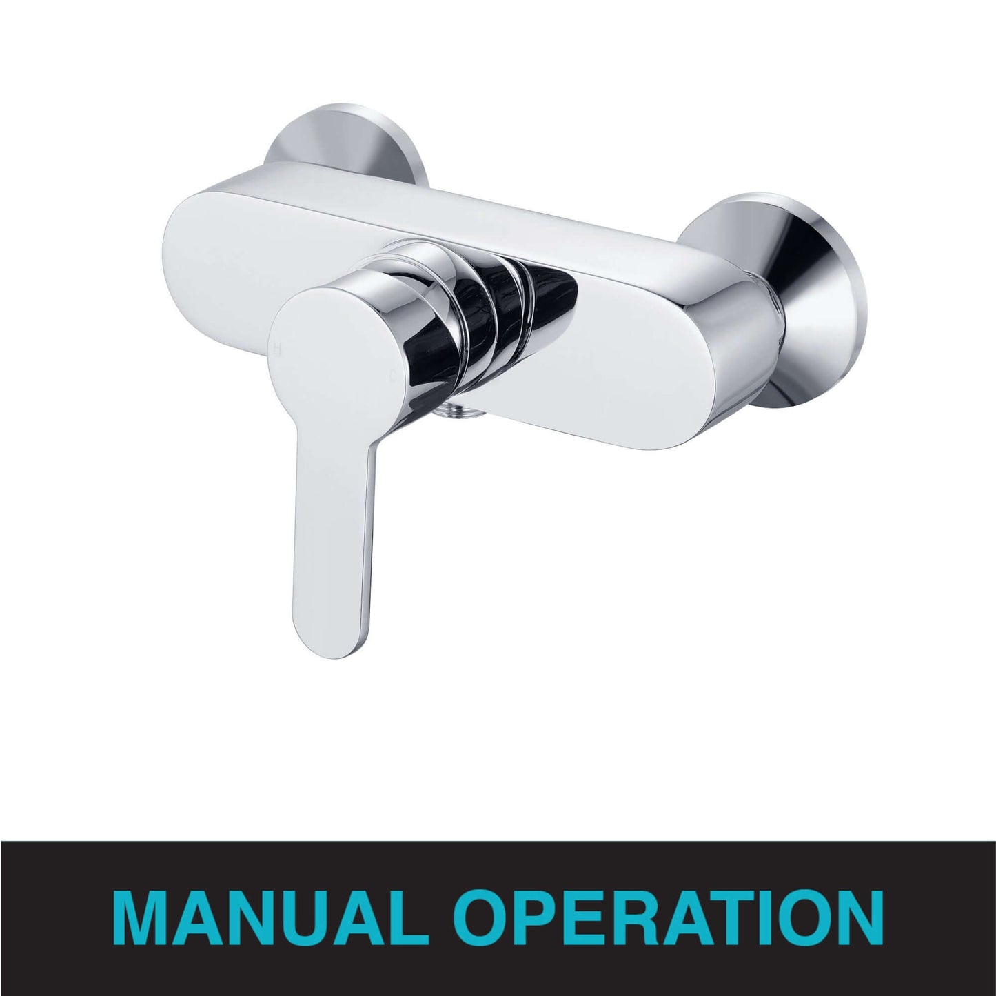 Buy Apollo manual shower mixer with handset, hose and wall bracket Online UK | HOUSE OF ENKI
