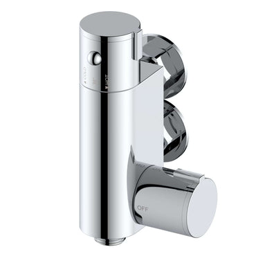 Buy Vero round douche thermostatic bar valve with shower spray kit - chrome Online UK | HOUSE OF ENKI