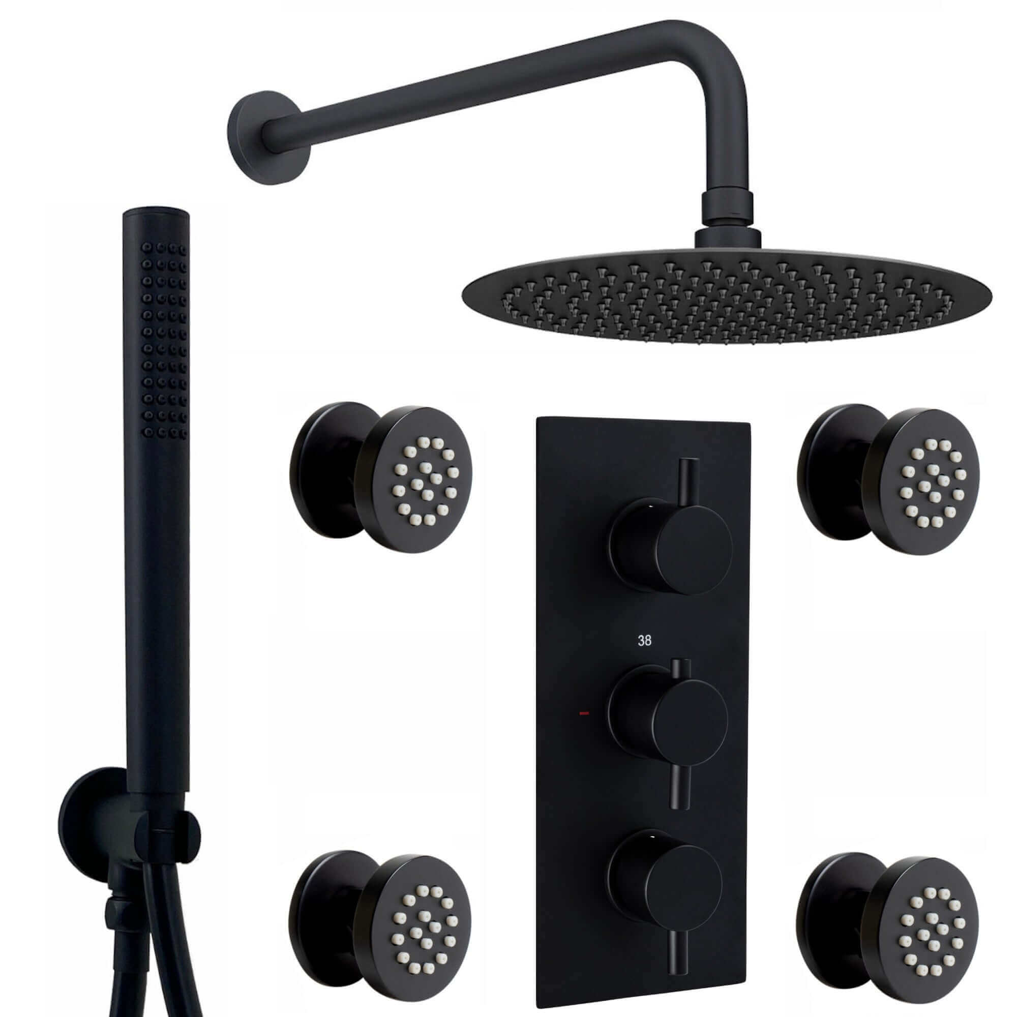 Kohler purist black shower trim new 2024