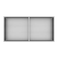 Buy Shower Niche 600 x 300 - Brushed Steel Online UK | HOUSE OF ENKI
