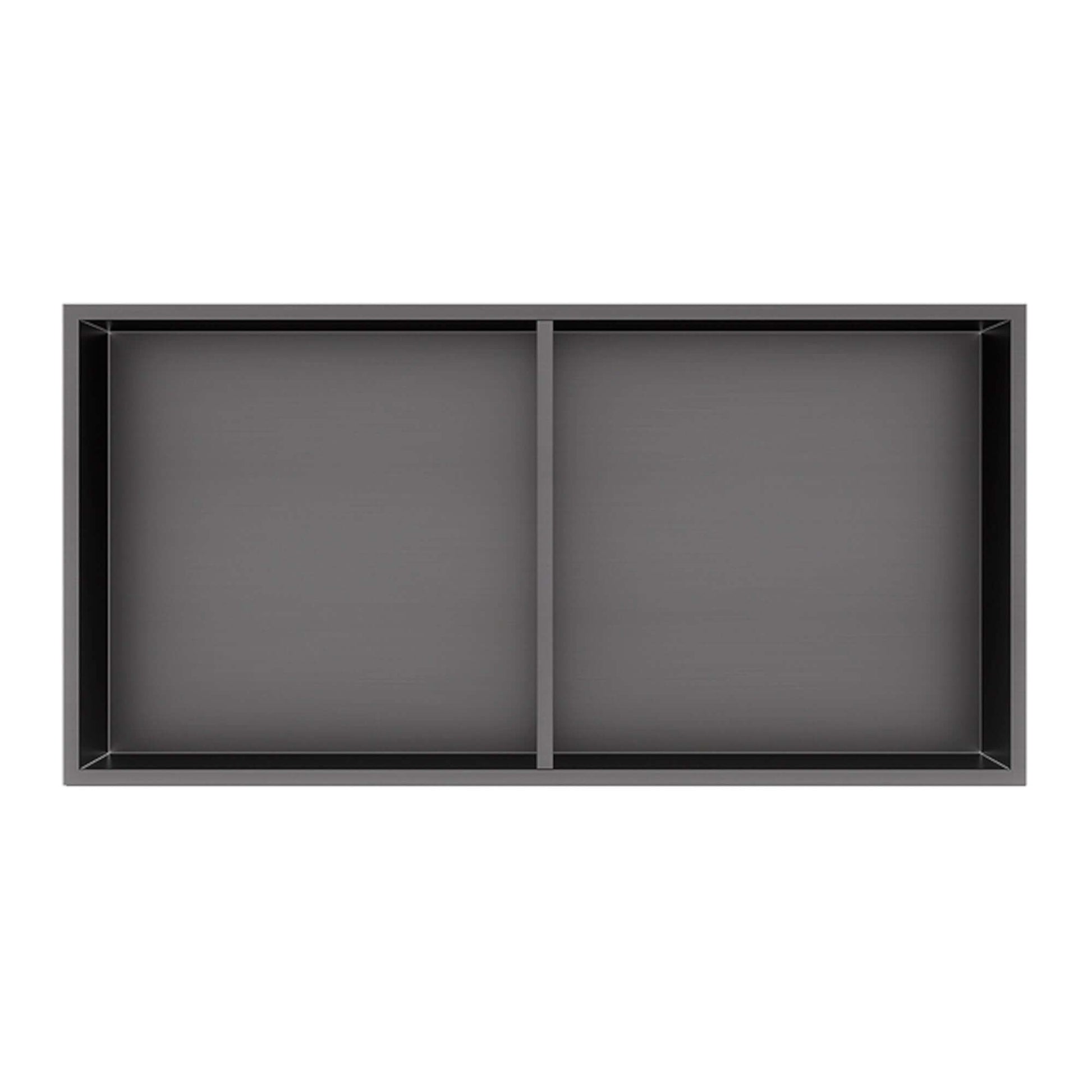 Buy Shower Niche 600 x 300 - Gunmetal Grey Online UK | HOUSE OF ENKI