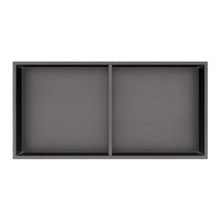 Buy Shower Niche 600 x 300 - Gunmetal Grey Online UK | HOUSE OF ENKI