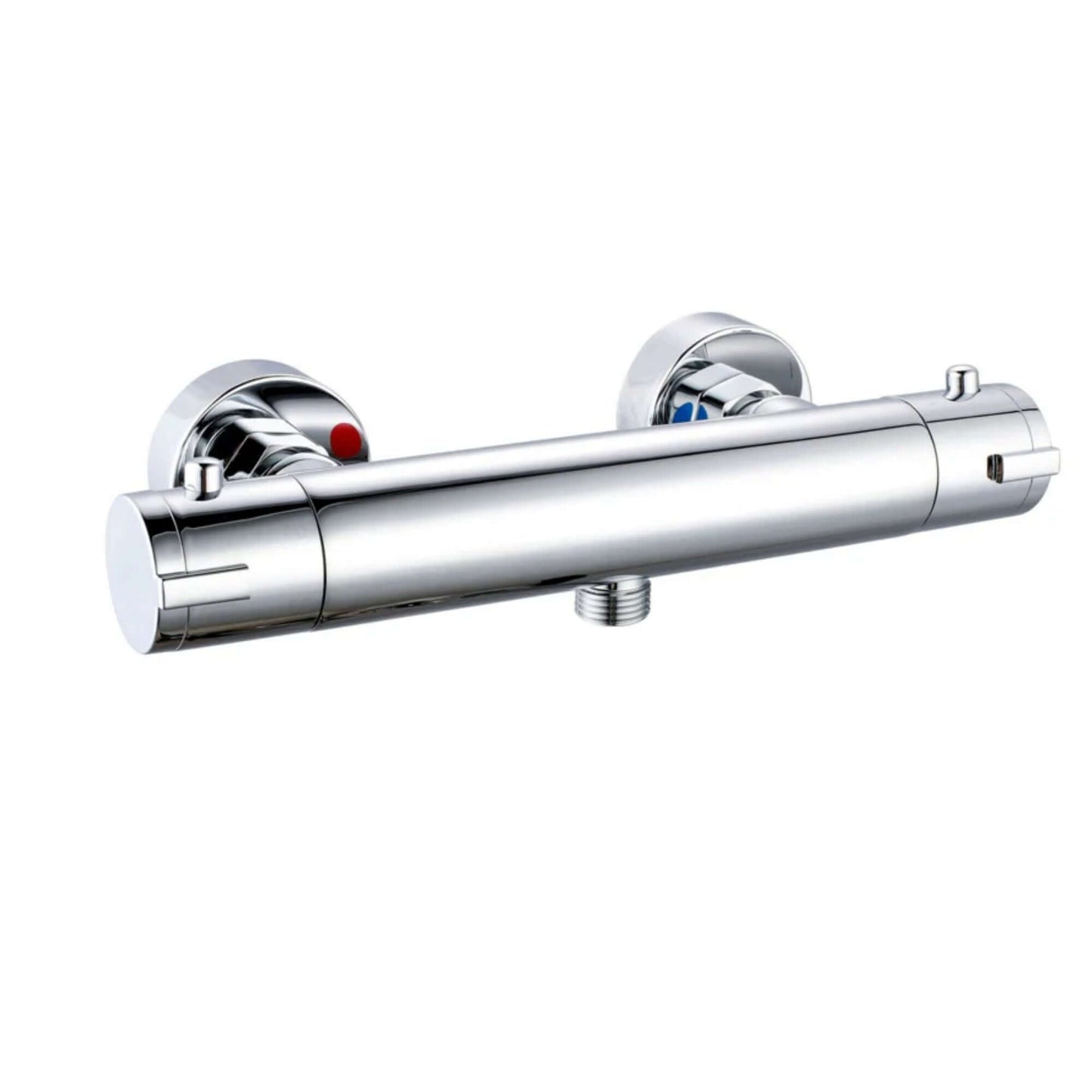 Buy Dune round bottom outlet thermostatic bar shower valve - chrome Online UK | HOUSE OF ENKI