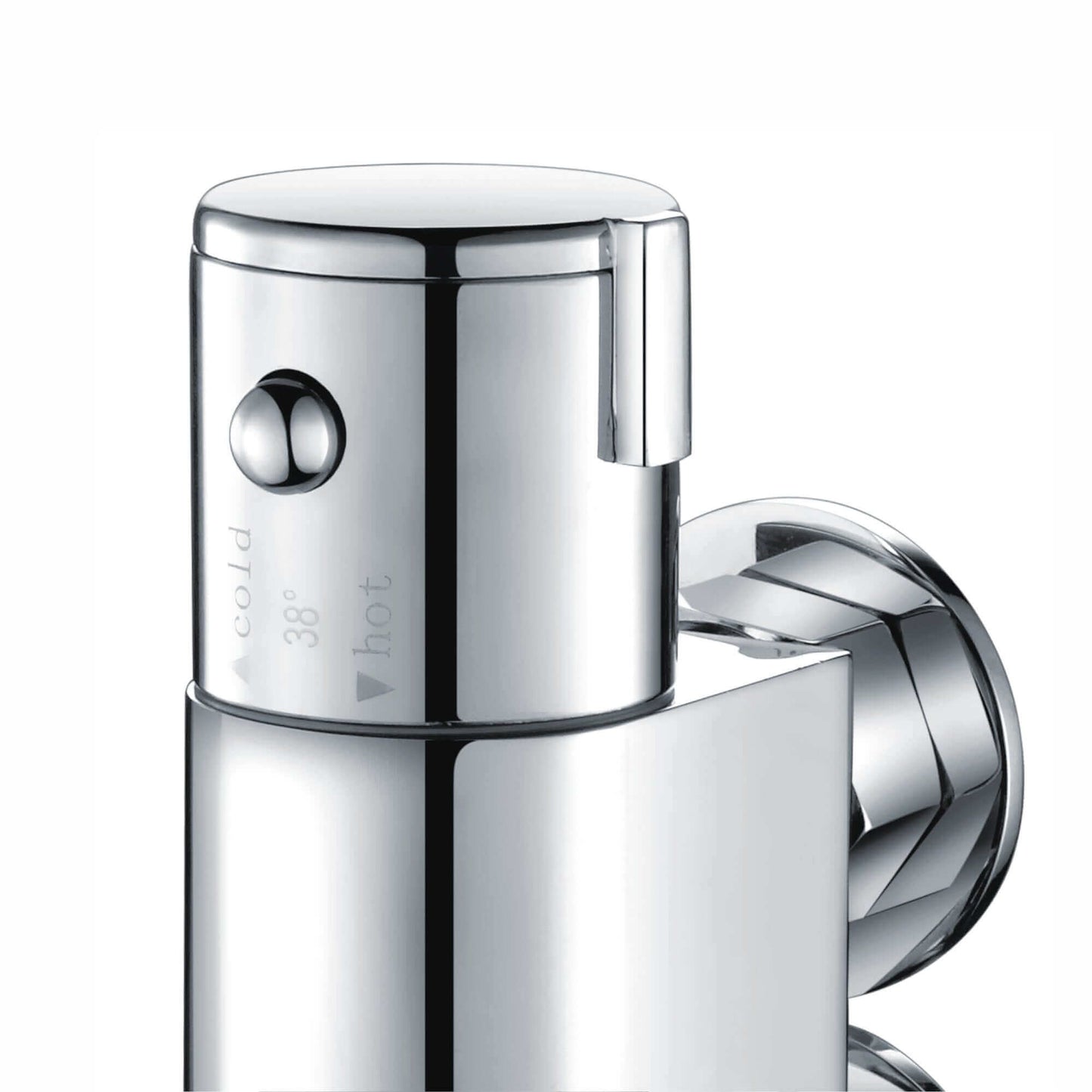 Buy Vero mini vertical thermostatic shower bar mixer valve - chrome Online UK | HOUSE OF ENKI