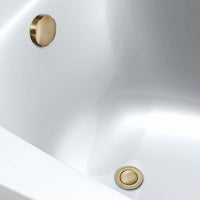 Buy Bath pop up waste with overflow suitable for 5-25mm bath thickness - antique brass Online UK | HOUSE OF ENKI