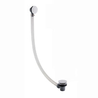 Buy Easy clean cut to size pipe bath sprung waste & overflow (bath thickness 5-15mm) - matt white Online UK | HOUSE OF ENKI