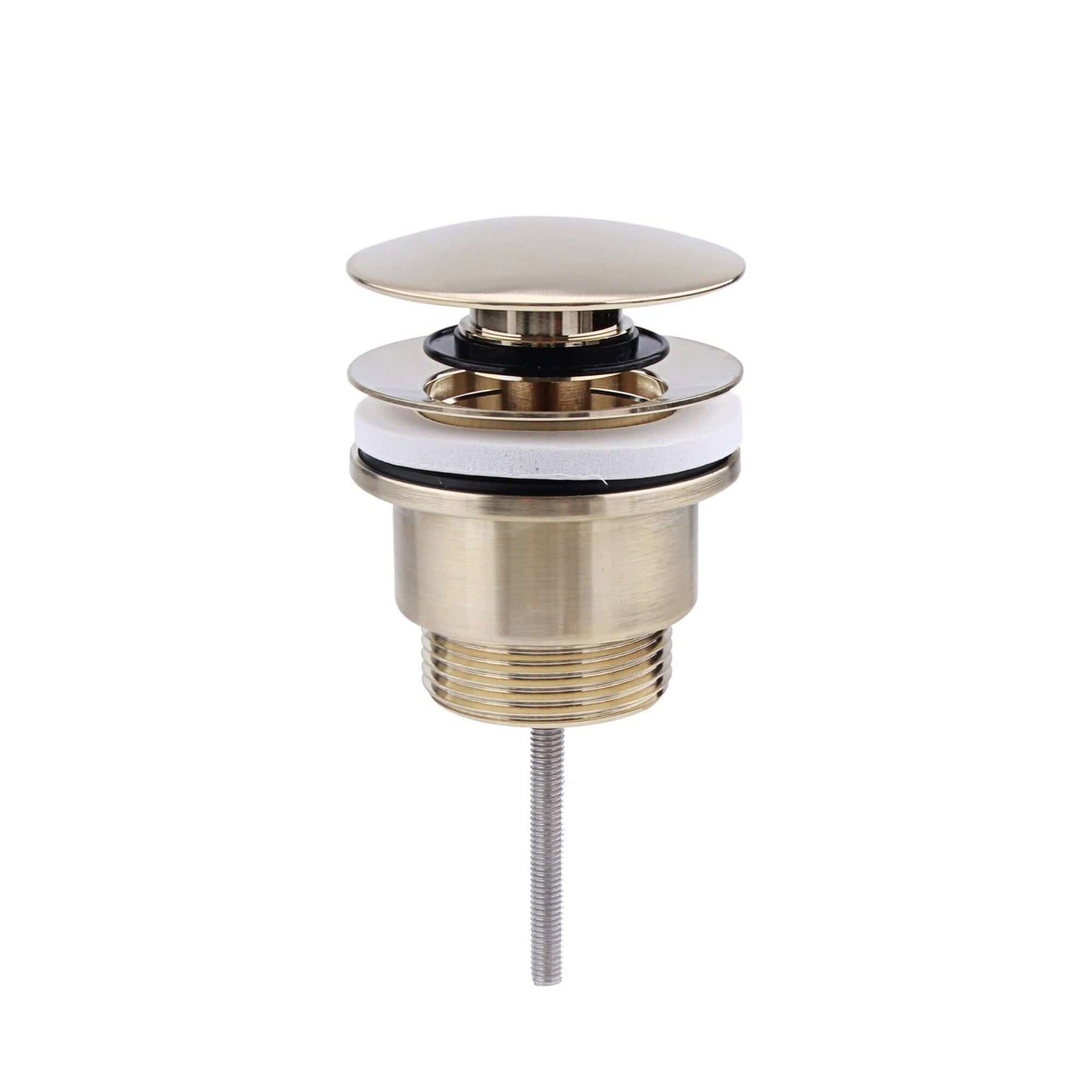 Buy Universal click clack or freeflow basin waste for sinks with or without overflow - brushed brass Online UK | HOUSE OF ENKI