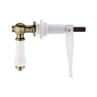 Buy Toilet lever traditional ceramic - antique brass Online UK | HOUSE OF ENKI