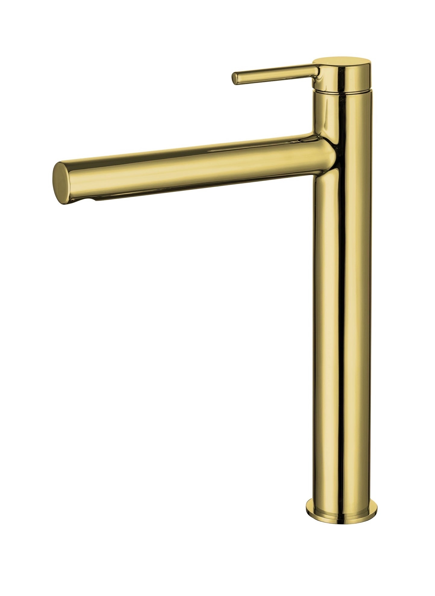 Elton tall mono basin mixer - brushed gold (BT7114)